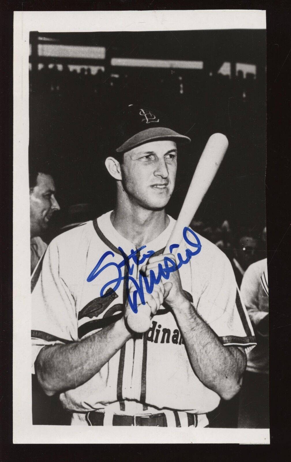 Stan Musial Autographed Photo B & E Hologram