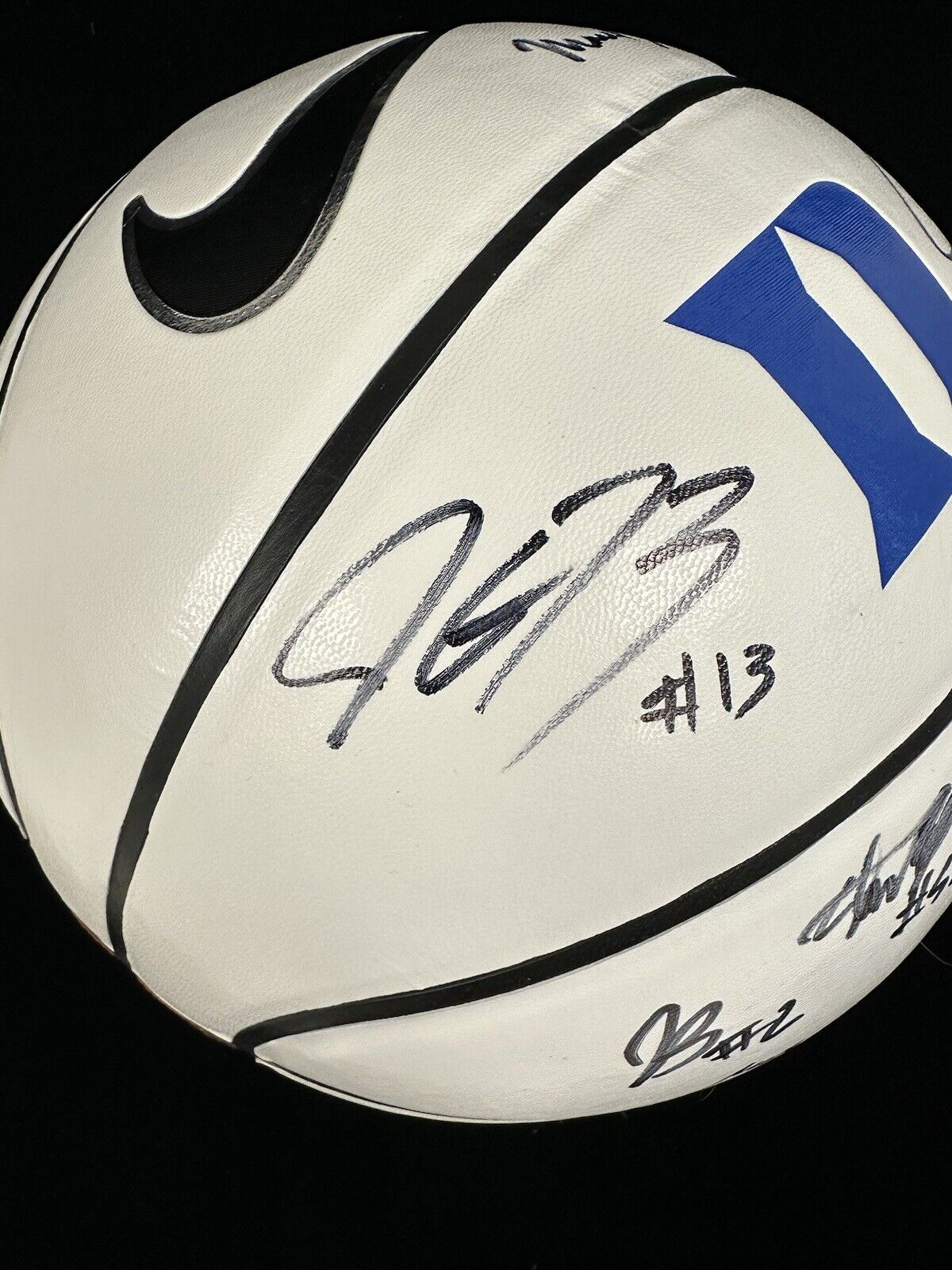 2022-23 Duke University MENS TEAM SIGNED Full Size Basketball 14 sigs ACC Champs