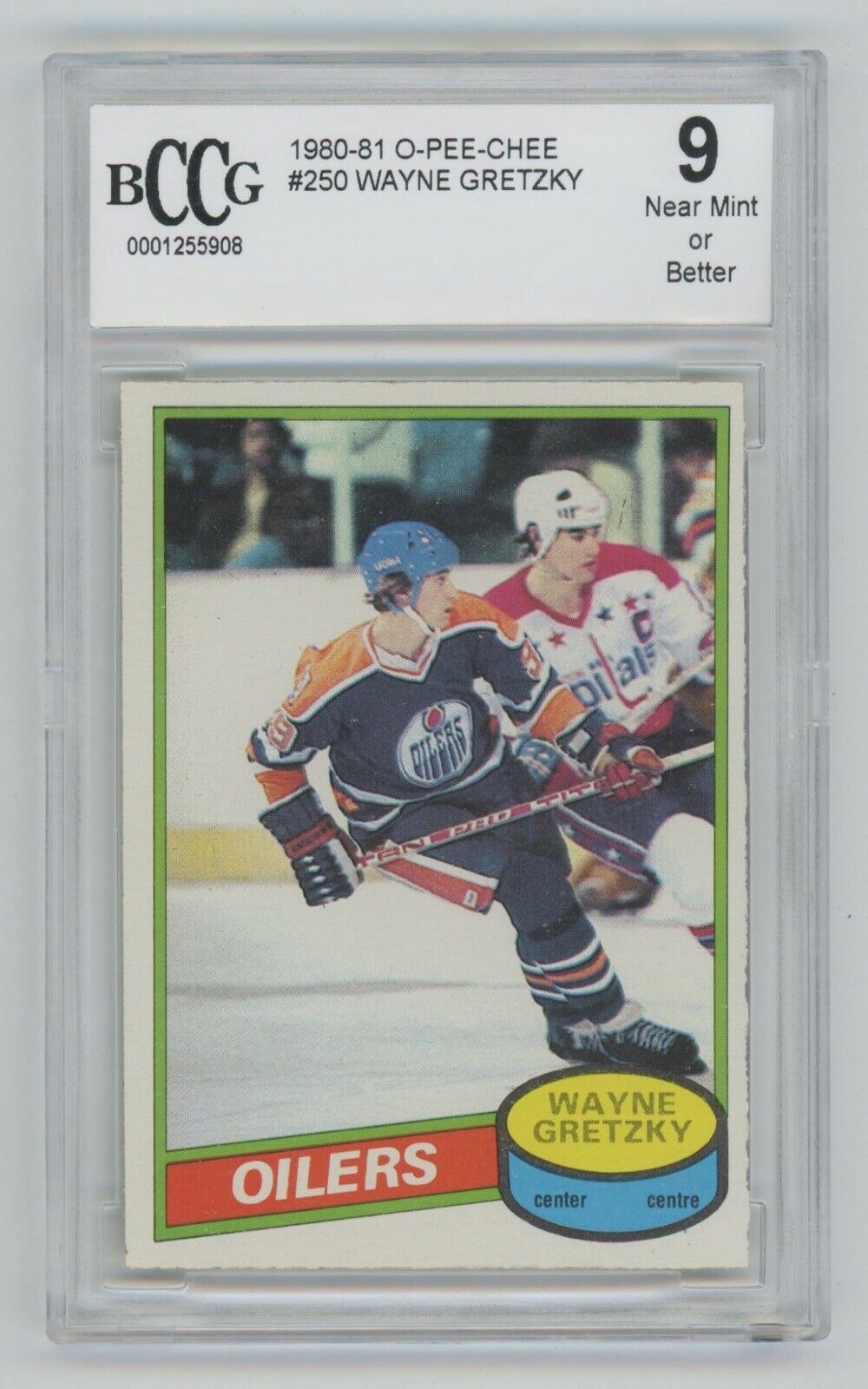 Wayne Gretzky 1980-81 O-Pee-Chee Card  #250 • BCCG 9 NM+