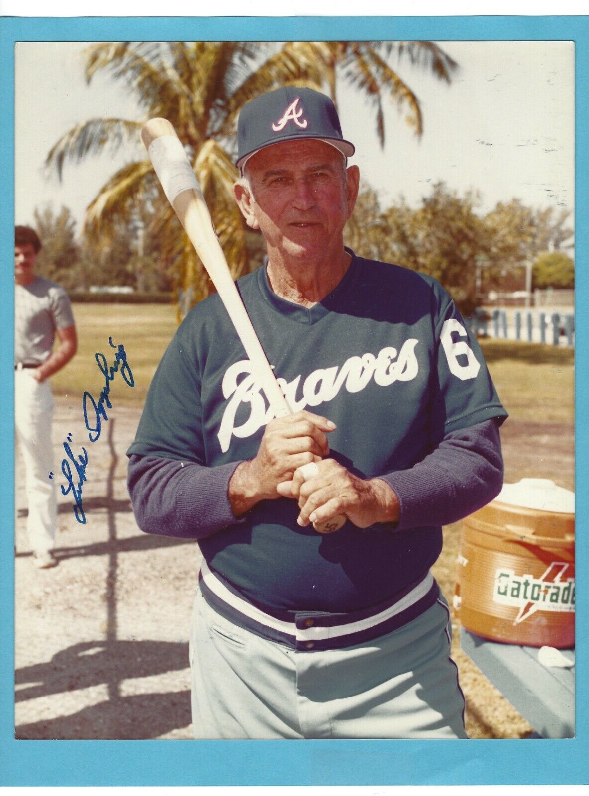 Luke Appling Atlanta Braves Autographed 8x10 Color Photo