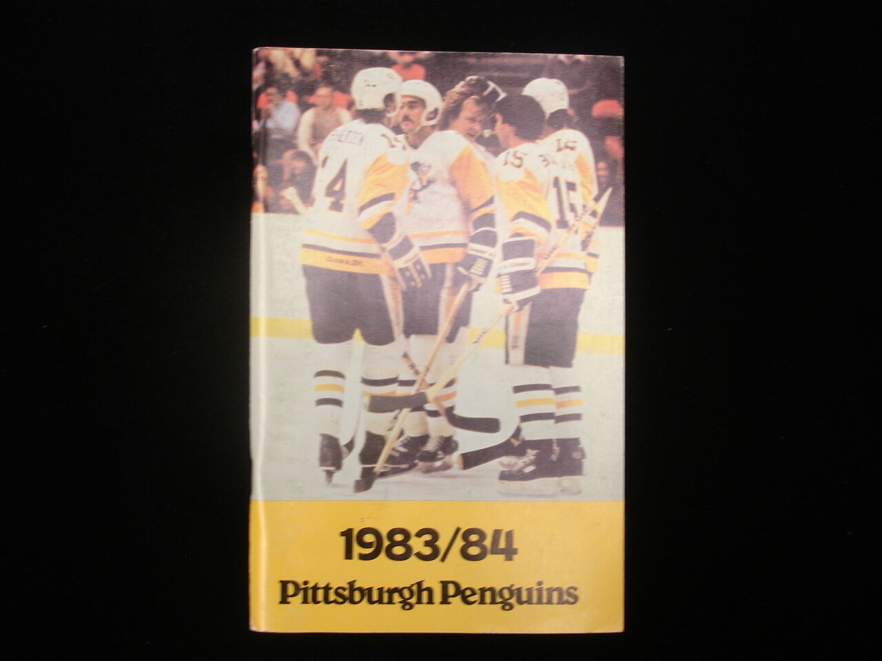 1983-84 Pittsburgh Penguins Hockey Media Guide