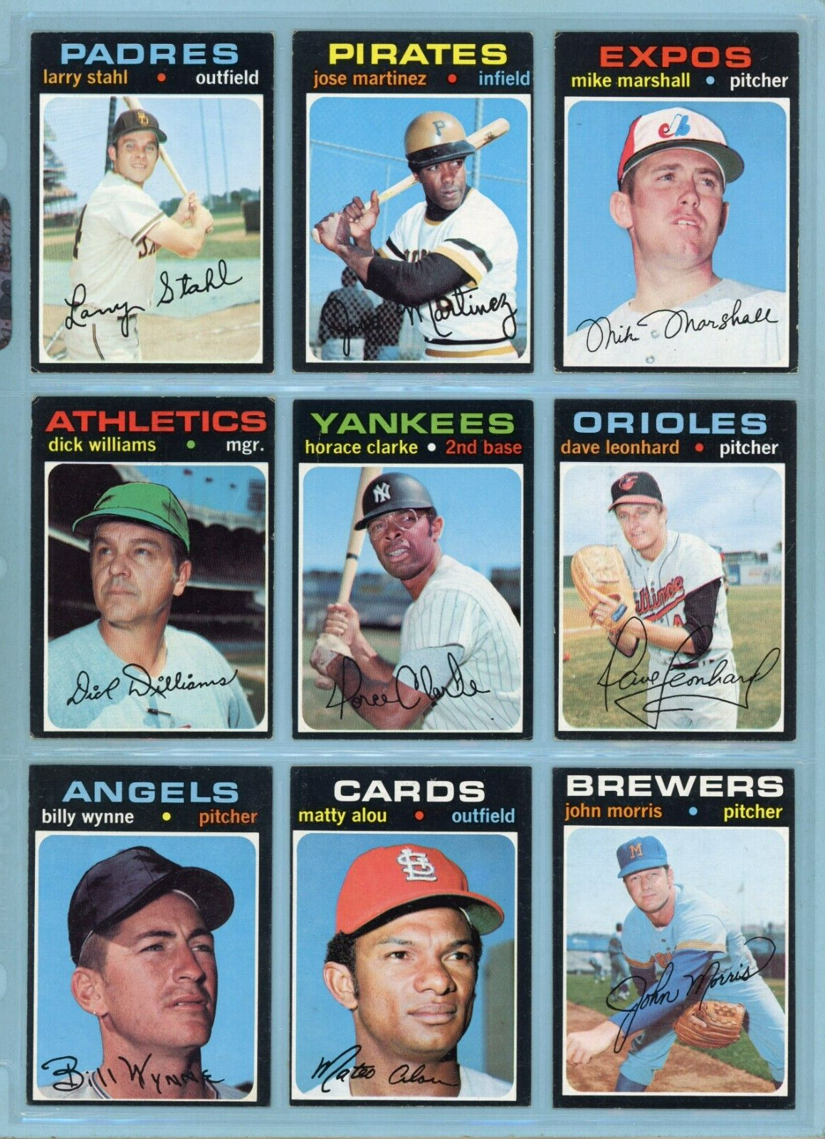 1971 Topps Starter Set Lot of 102 Different High Number Baseball Cards mxed grds