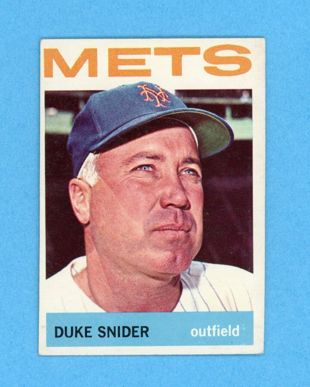 1964 Topps #155 Duke Snider New York Mets Baseball Card EX