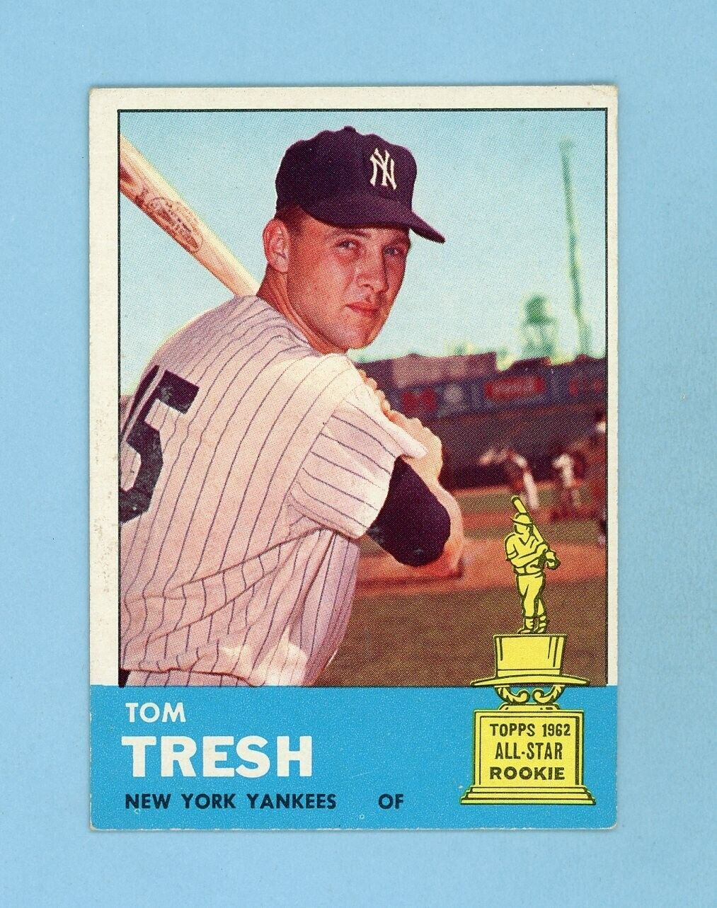 1963 Topps #470 Tom Tresh New York Yankees Baseball Card EX+