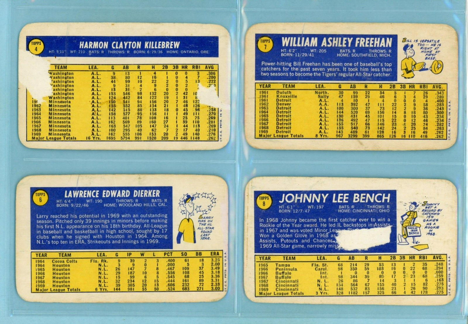 1970 Topps Super Starter Set Lot of 20 Different Baseball Cards Low Grade/Issues