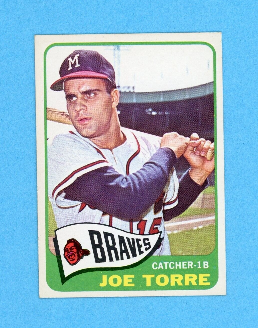 1965 Topps #200 Joe Torre Milwaukee Braves Baseball Card EX+-Ex/Mt