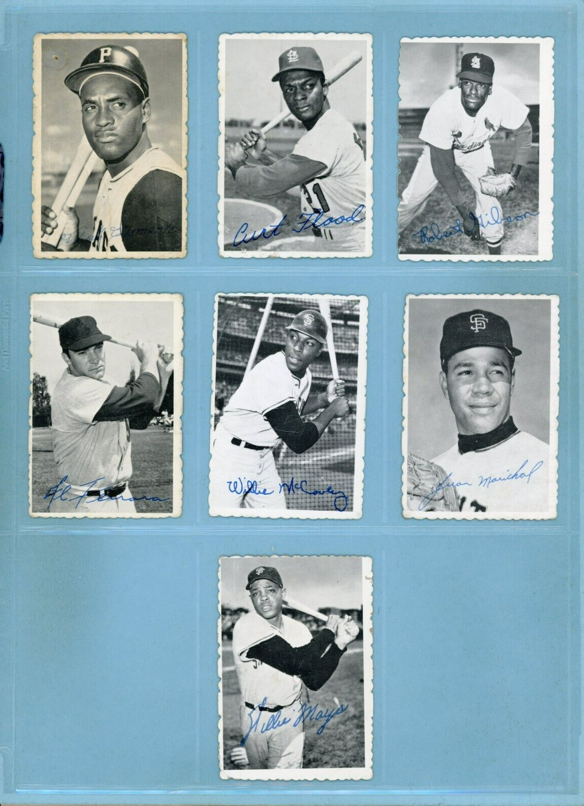 1969 Topps Deckle Edge Complete Set of 33 + 1 Variation Baseball Cards Low Grade