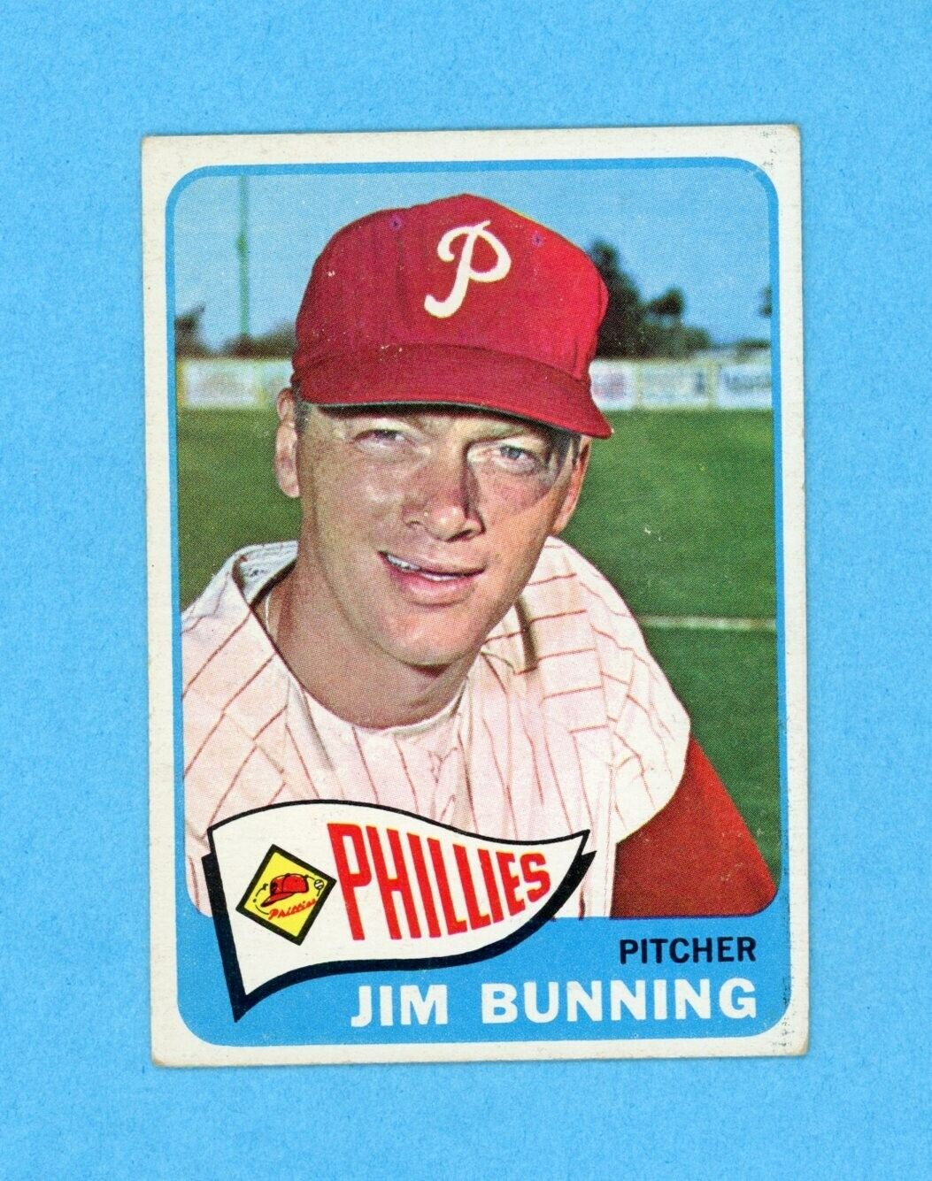 1965 Topps #20 Jim Bunning Philadelphia Phillies Baseball Card EX