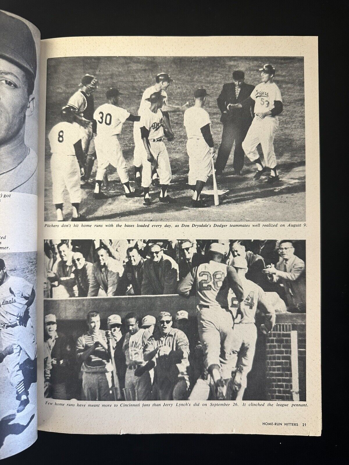 1962 Ideal Baseball Magazine Mickey Mantle Roger Maris cover - Clean EX-MT