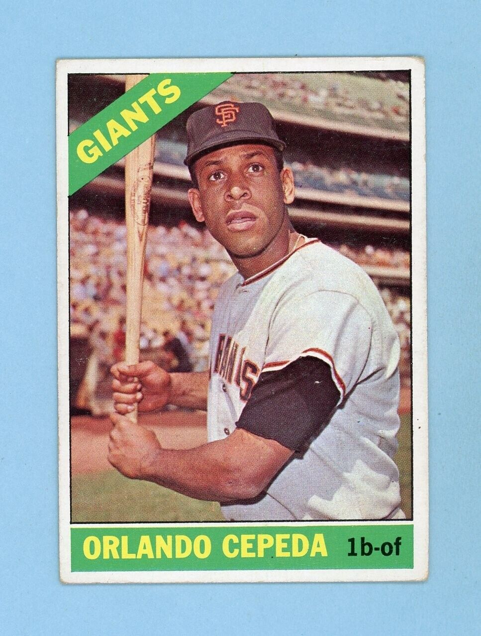 1966 Topps #132 Orlando Cepeda San Francisco Giants Baseball Card Vg/Ex