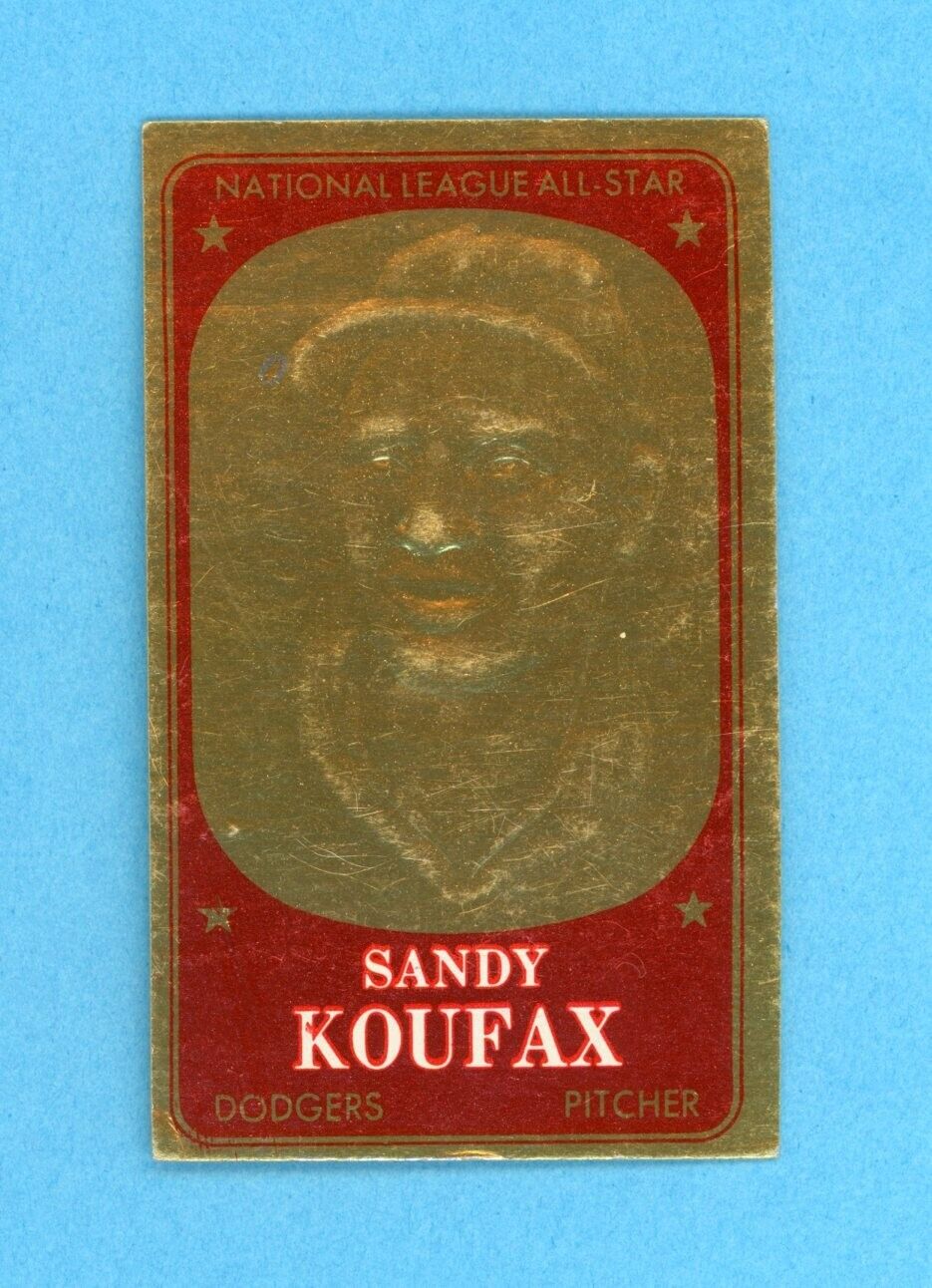 1965 Topps Embossed #8 Sandy Koufax Los Angeles Dodgers Baseball Card