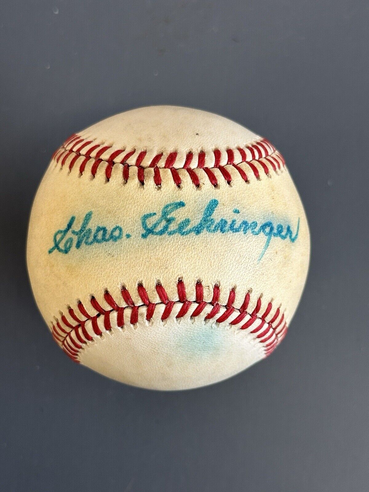 Chas. Gehringer Detroit Tigers SIGNED Official AL B. Brown Baseball w/ hologram