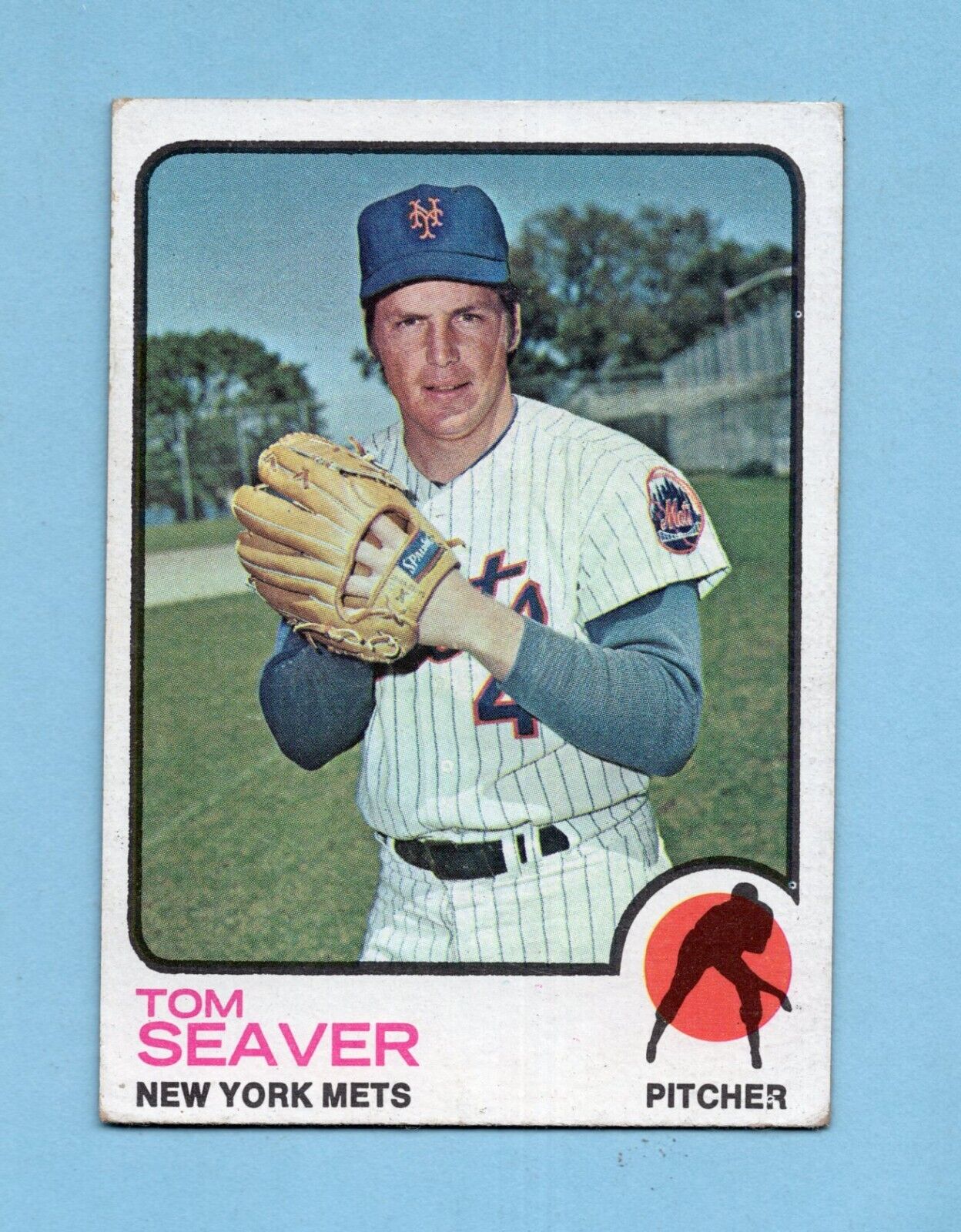 1973 Topps #350 Tom Seaver New York Mets Baseball Card EX