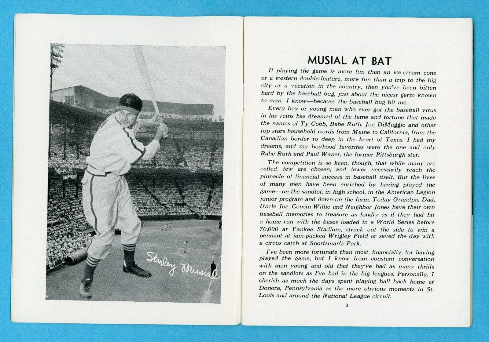 1955 Stan Musial's How The Majors Play Baseball by Bob Broeg