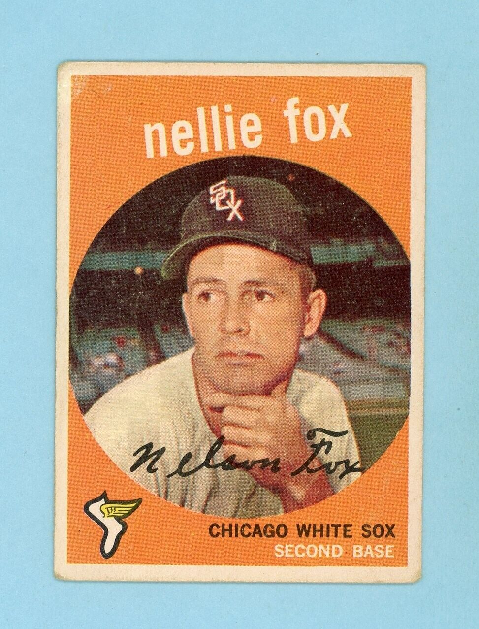 1959 Topps #30 Nellie Fox Chicago White Sox Baseball Card VG