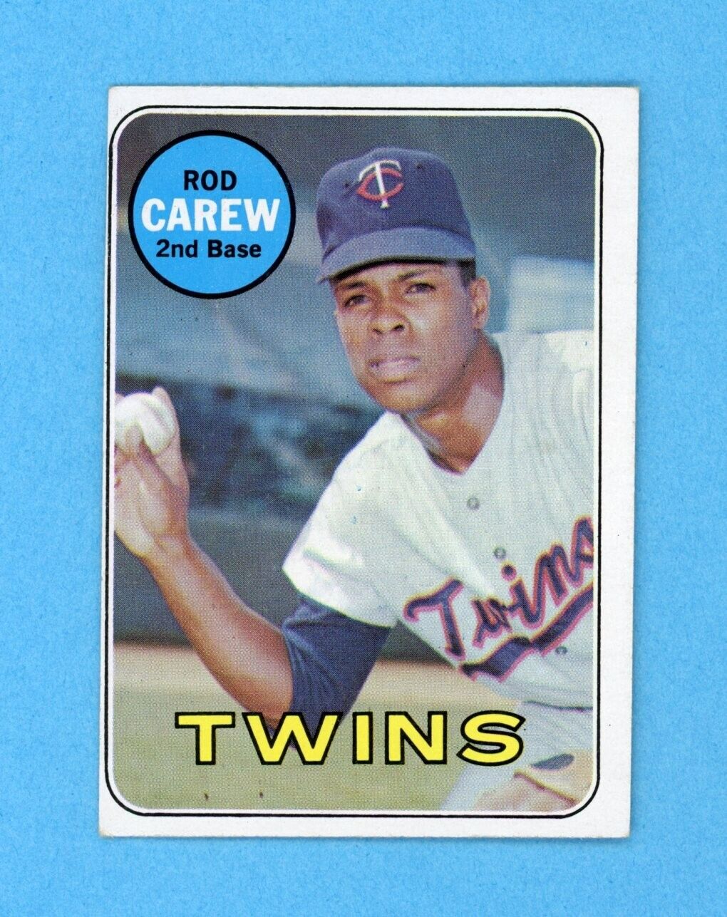 1969 Topps #510 Rod Carew Minnesota Twins Baseball Card EX - EX+ o/c wrk