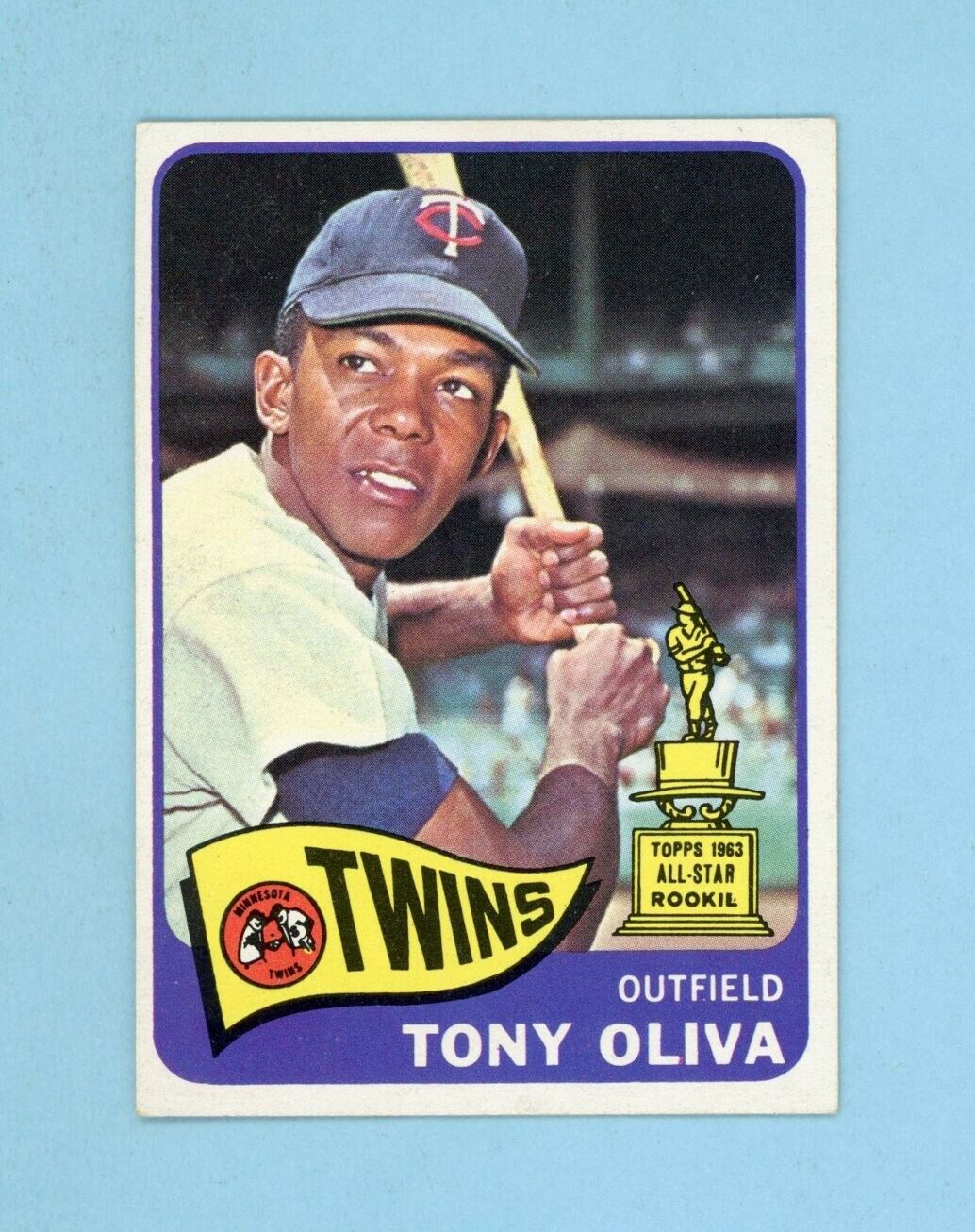 1965 Topps #340 Tony Oliva Minnesota Twins Baseball Card EX+