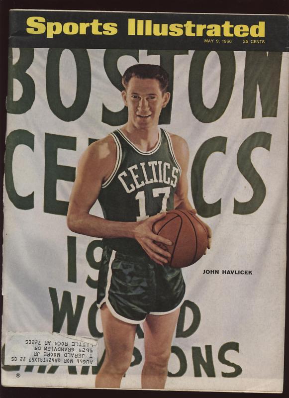 1966 Sports Illustrated Magazine J. Havlicek Cover EX+