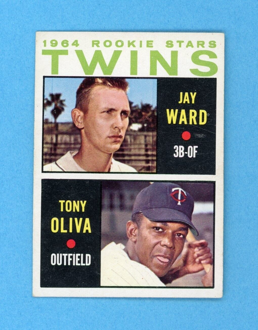 1964 Topps #116 Tony Oliva Minnesota Twins Rookie Baseball Card EX