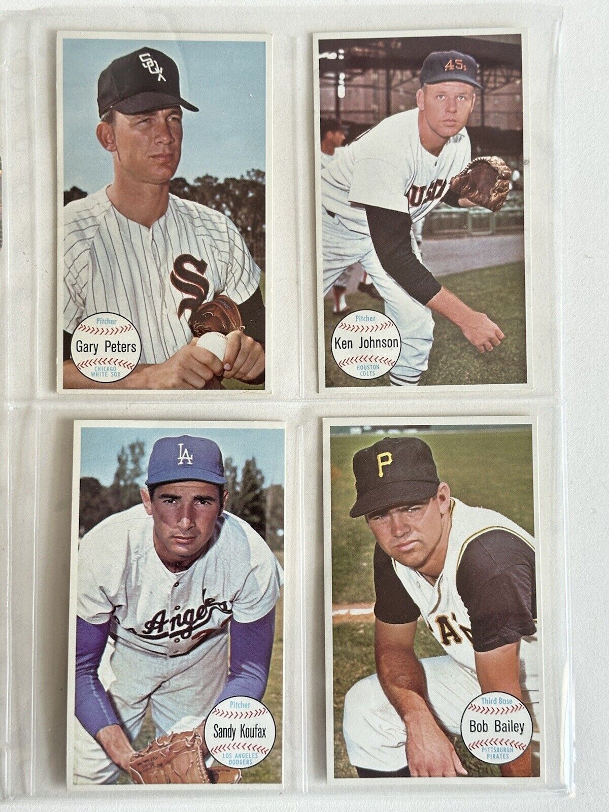 1964 Topps Giants Baseball Card Complete Set of 60 NM Koufax Aaron Mays Mantle