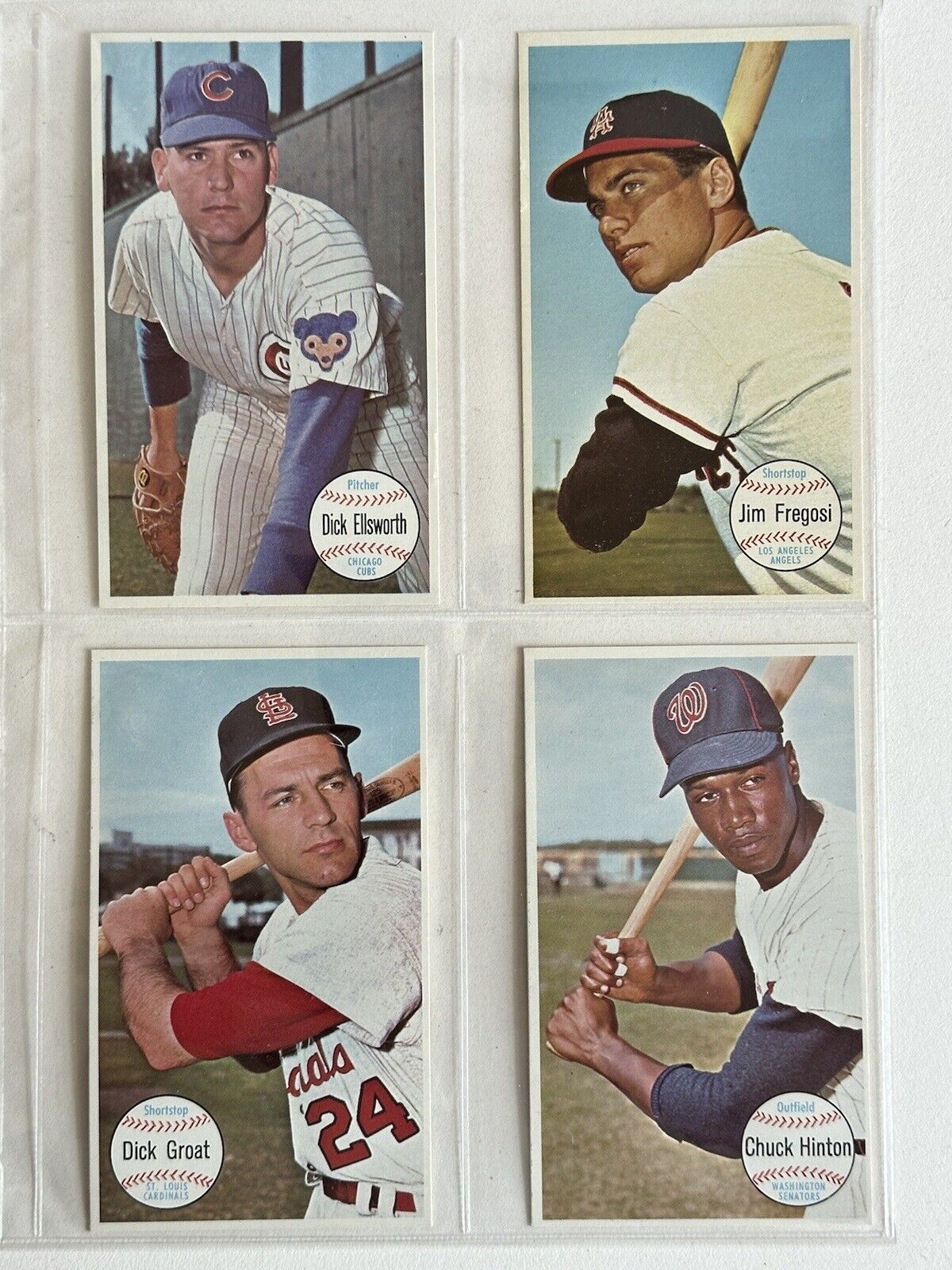 1964 Topps Giants Baseball Card Complete Set of 60 NM Koufax Aaron Mays Mantle