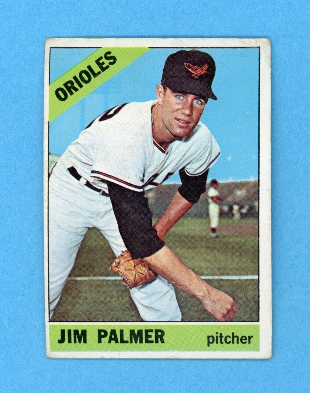 1966 Topps #126 Jim Palmer Baltimore Orioles Rookie Baseball Card Low Grade