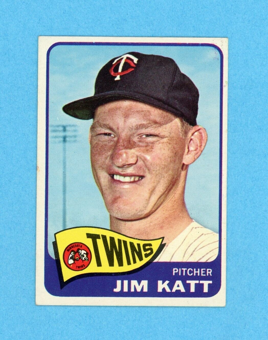 1965 Topps #62 Jim Kaat Minnesota Twins Baseball Card EX+