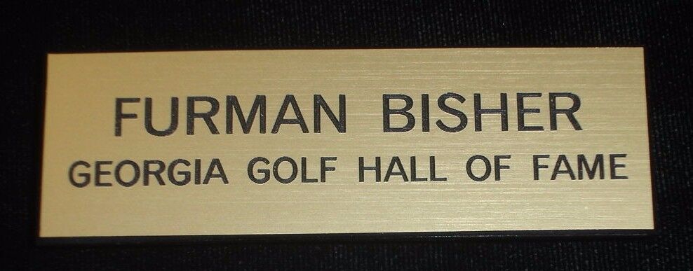 Georgia Golf Hall of Fame Name Tag Magnet - Furman Bisher