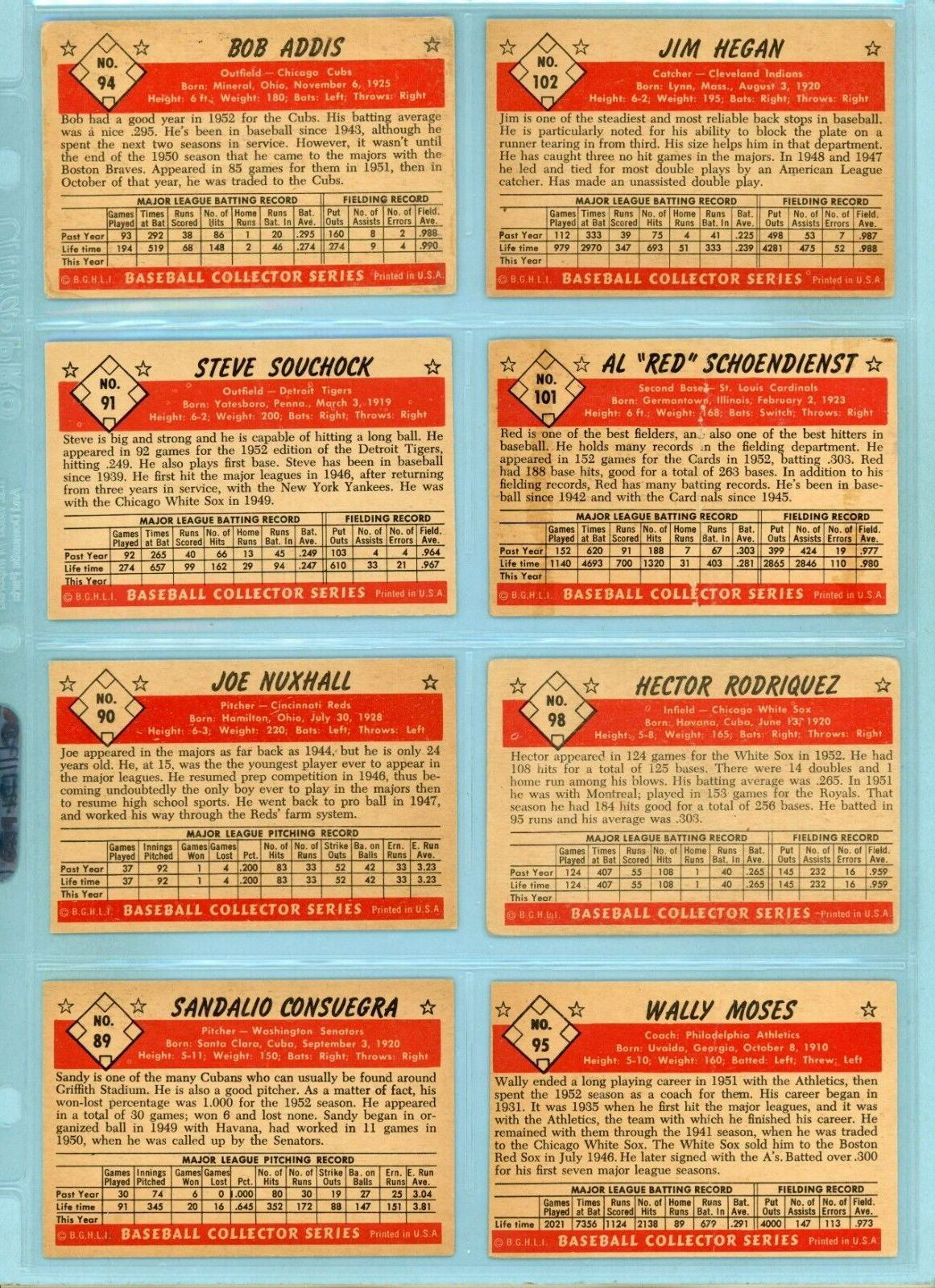 1953 Bowman Color Starter Set Lot of 107 Different Baseball Cards Low Grade