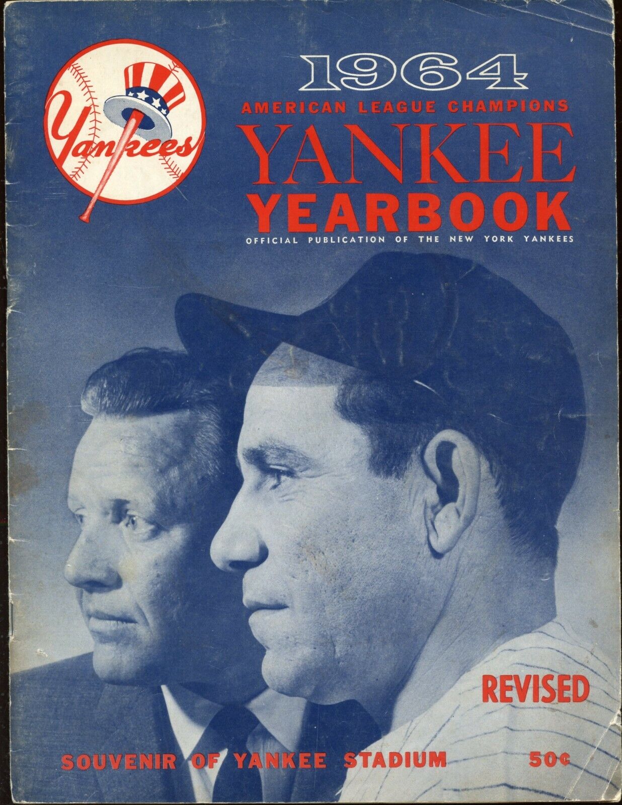 1964 New York Yankees Revised Yearbook VGEX