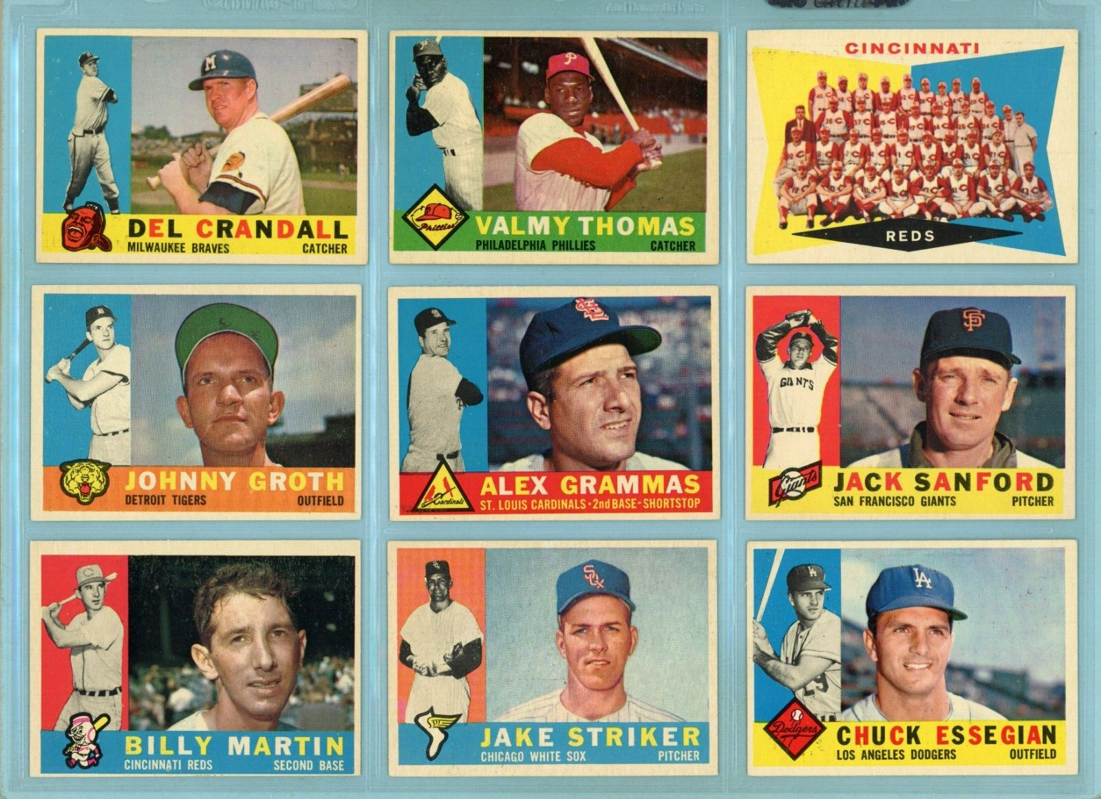 1960 Topps Starter Set Lot of 327 Different Baseball Cards Ex/Mt sbsl