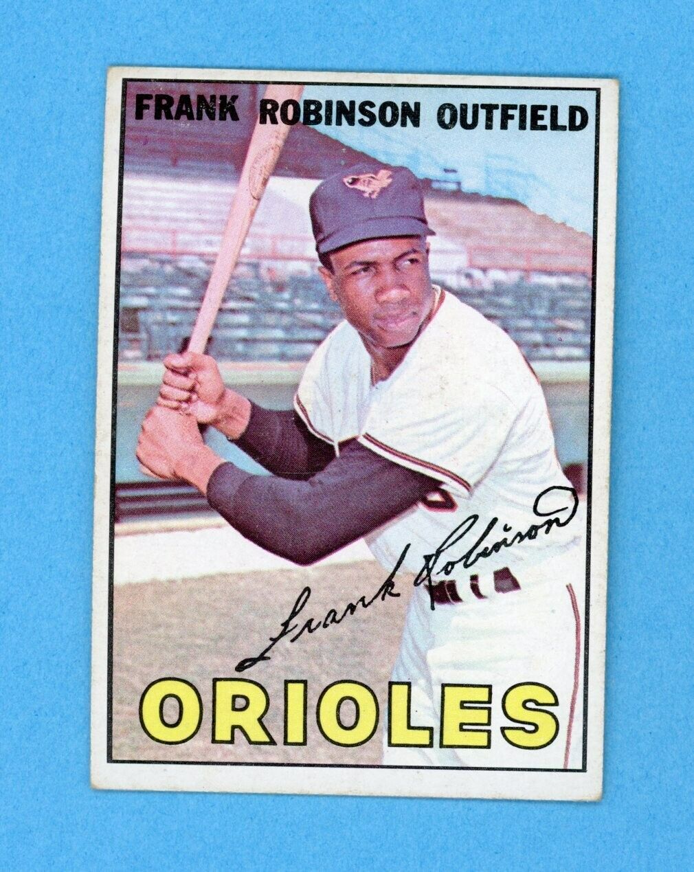 1967 Topps #100 Frank Robinson Baltimore Orioles Baseball Card EX