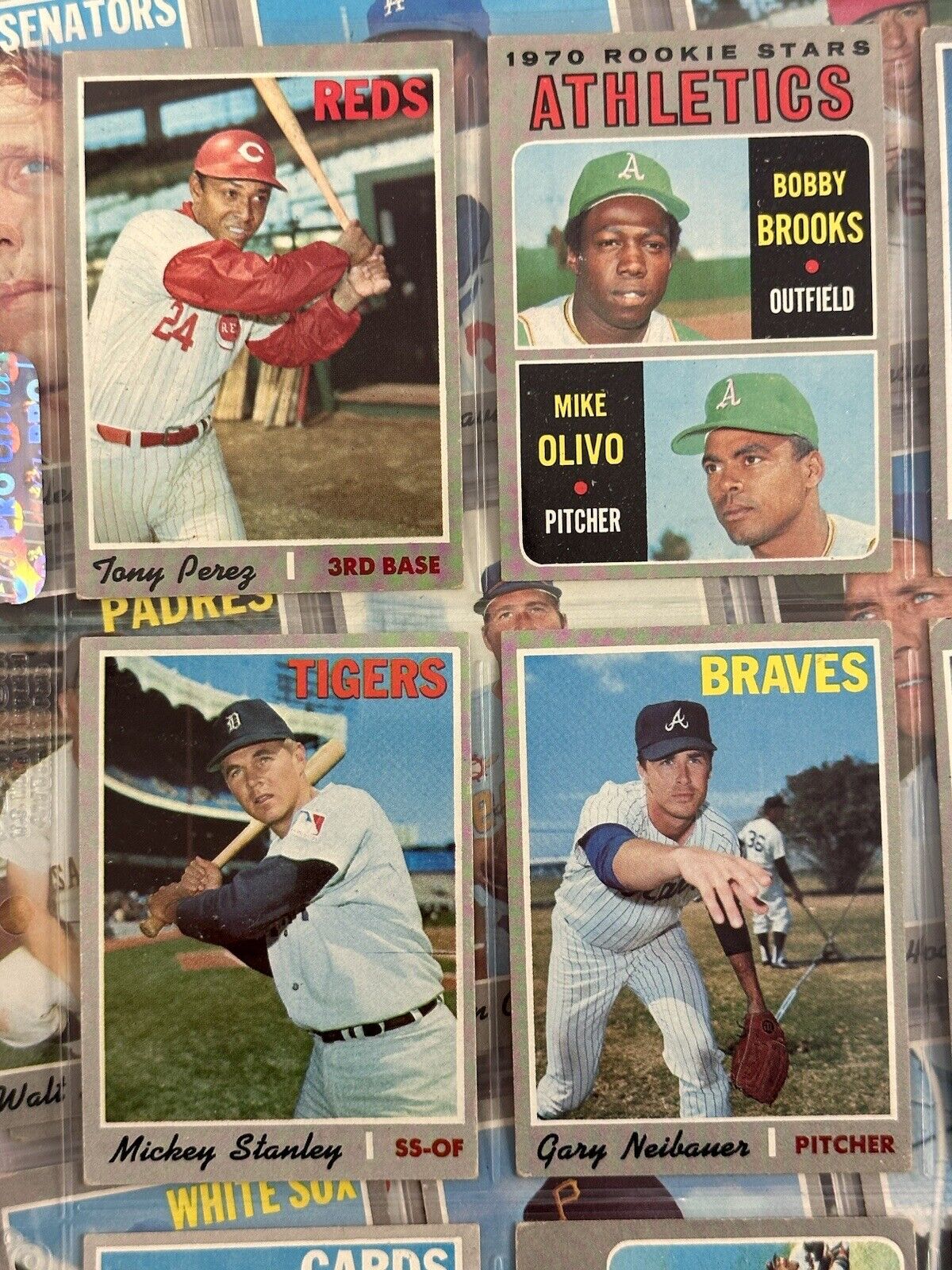 1970 Topps Baseball Starter Set / Lot of 484 Different w/ HOFers - VG-EX/EX