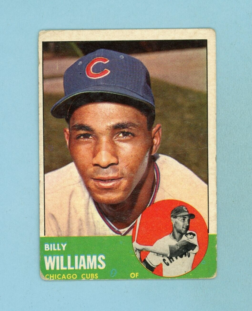 1963 Topps #353 Billy Williams Chicago Cubs Baseball Card Low Grade