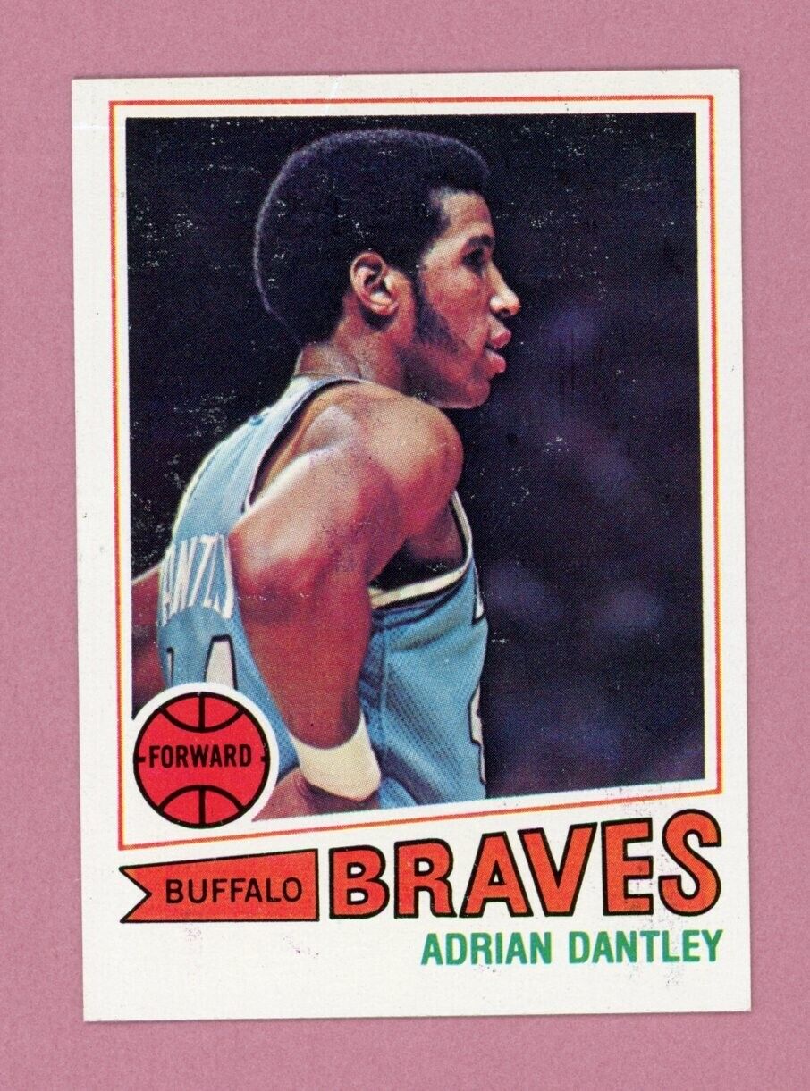 1977-78 Topps #56 Adrian Dantley Buffalo Braves Rookie Basketball Card NM lpi