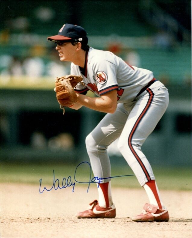 Wally Joyner Fielding 8X10 Color Photo Auto B&E Hologram