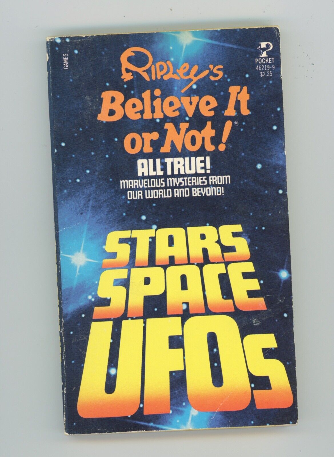 Original Artwork for 1978 Book Ripley’s Believe It or Not! "Stars Space UFOs” D