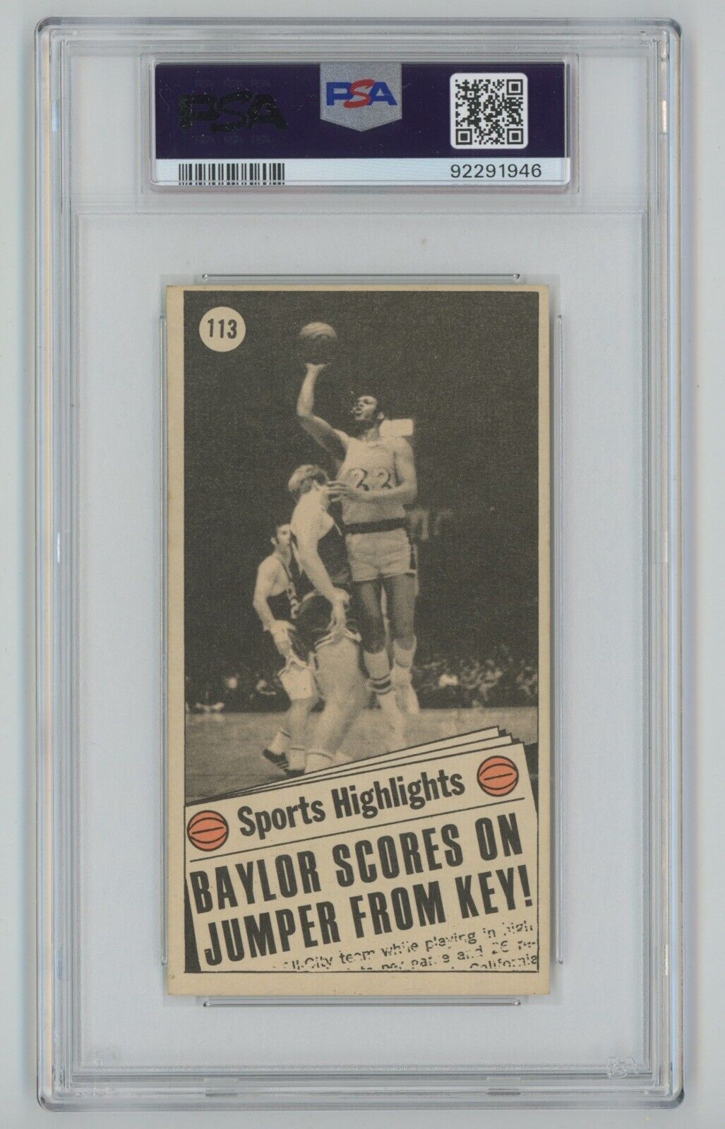 Elgin Baylor 1970 Topps #113 All Star • PSA 5 EX