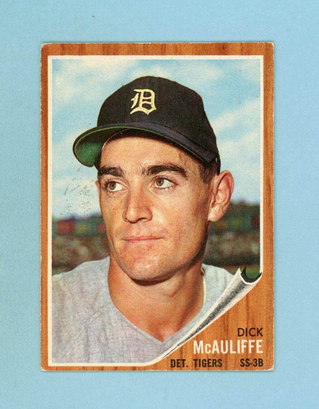 1962 Topps #527 Dick McAuliffe Detroit Tigers Baseball Card EX