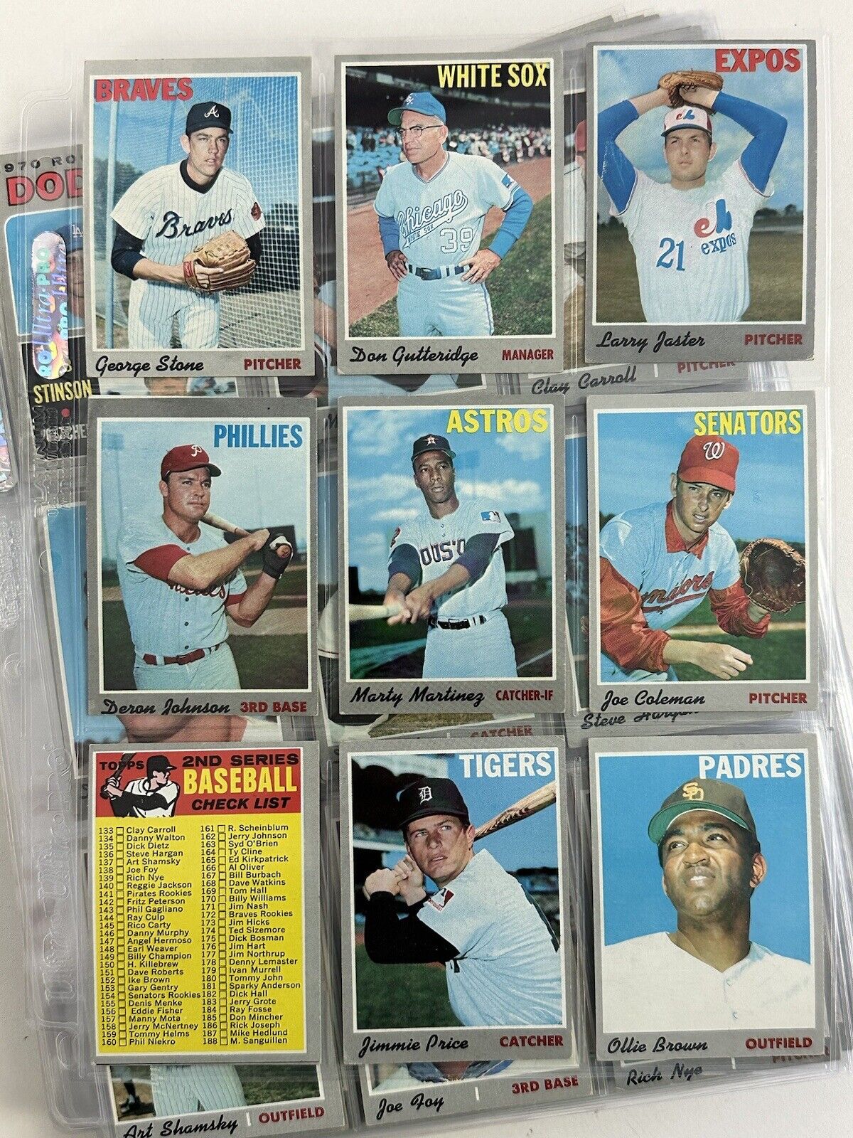 1970 Topps Baseball Starter Set / Lot of 484 Different w/ HOFers - VG-EX/EX