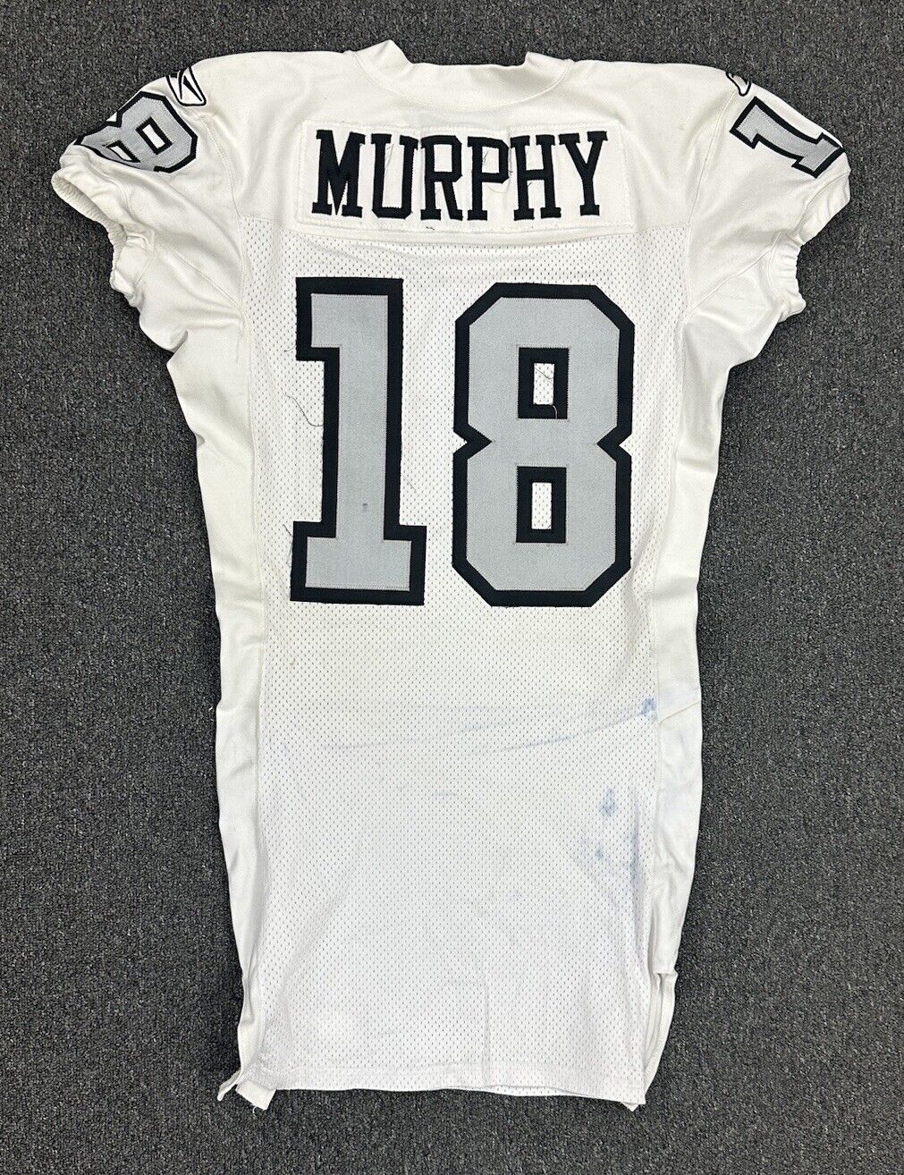 2009 Louis Murphy Oakland Raiders GAME USED Rookie NFL Jersey #18 w/ AFL Patch