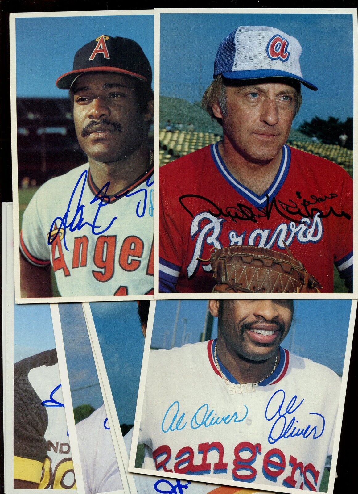 1981 Toops Super Baseball Cards  Autographed 8 Different Holograms