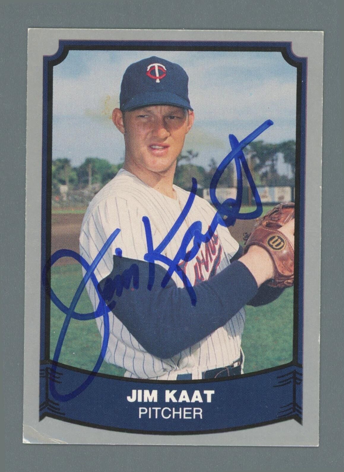 Jim Kaat HOF Signed 1988 Pacific Legends Card #88 Auto with B&E Hologram