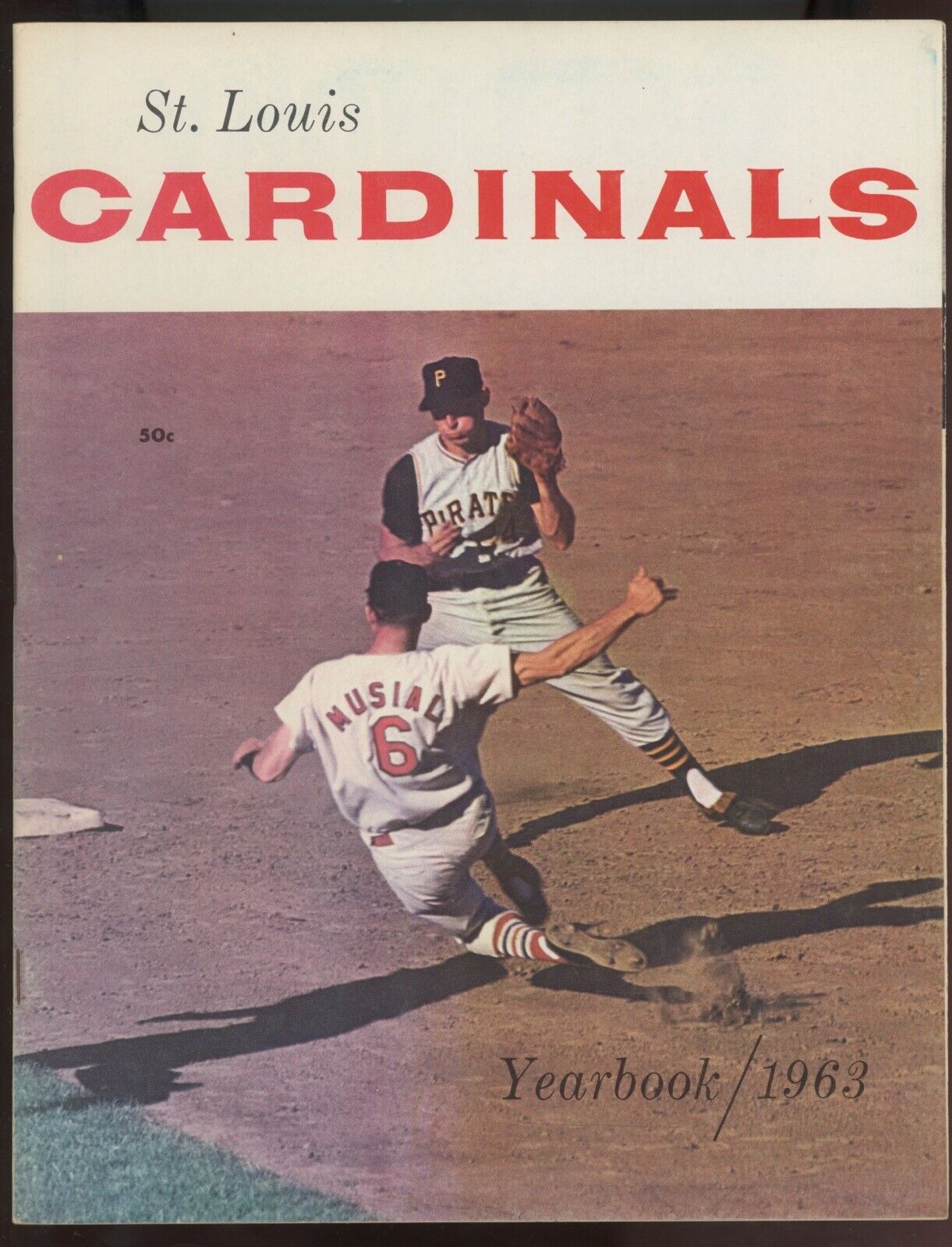 1963 St. Louis Cardinals Yearbook • Intact