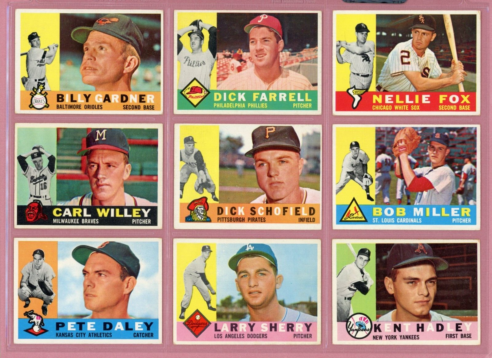 1960 Topps Starter Set Lot of 420 Different Baseball Cards EX - EX+