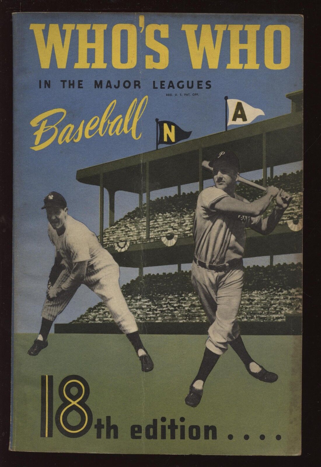 1950 Who's Who in Major League Baseball by John Carmichael EX+