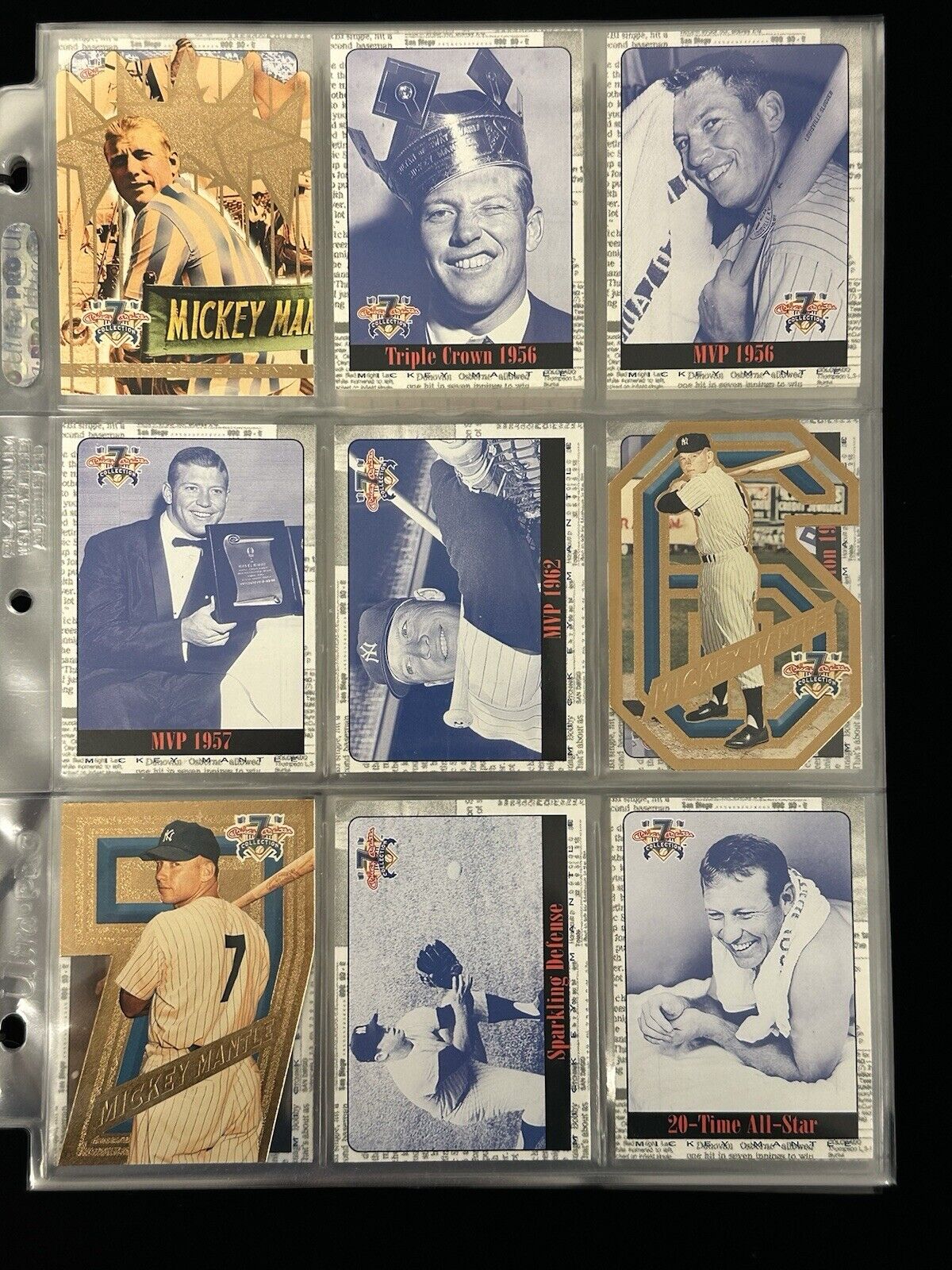 1997 Scoreboard Mickey Mantle New York Yankees Complete Set of 75 - NM-MT w/ Box