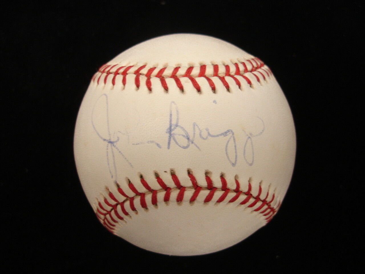 Johnny Briggs Autographed NL Baseball