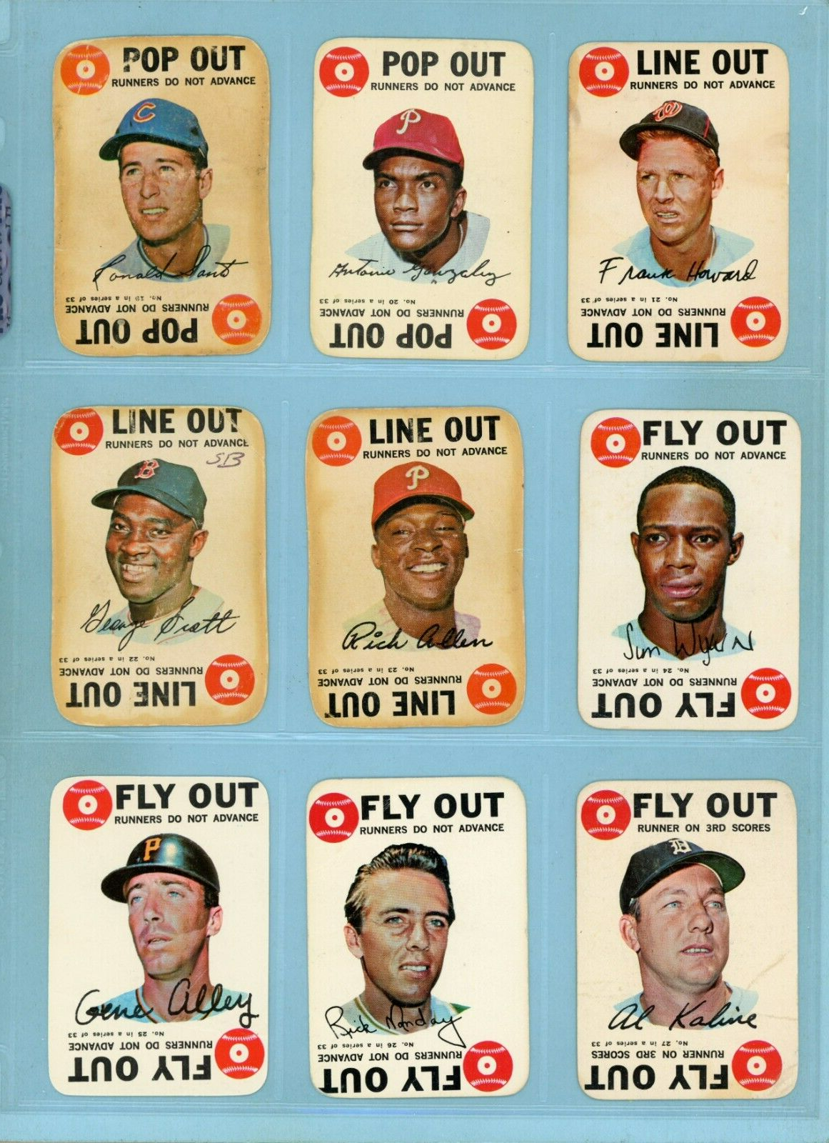 1968 Topps Game Near Set Lot of 31 Different Baseball Cards Low Grade