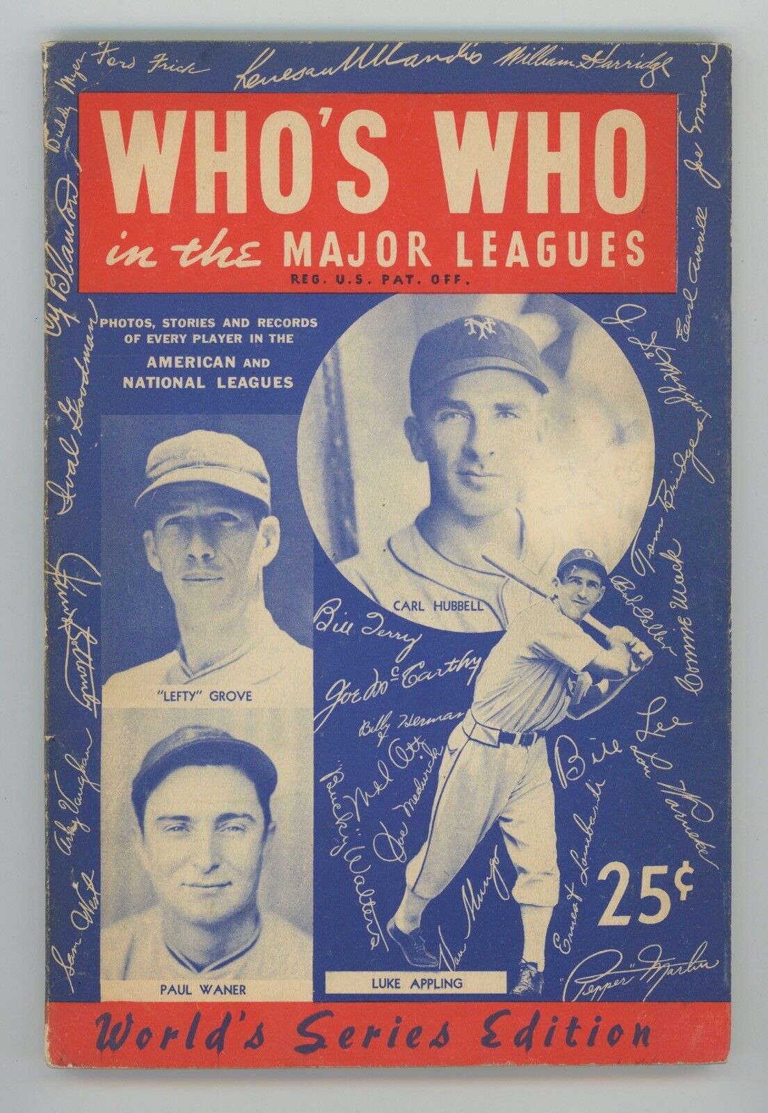 Lot of 16 • Who's Who in the Major Leagues • 5th Edition to 20th Edition